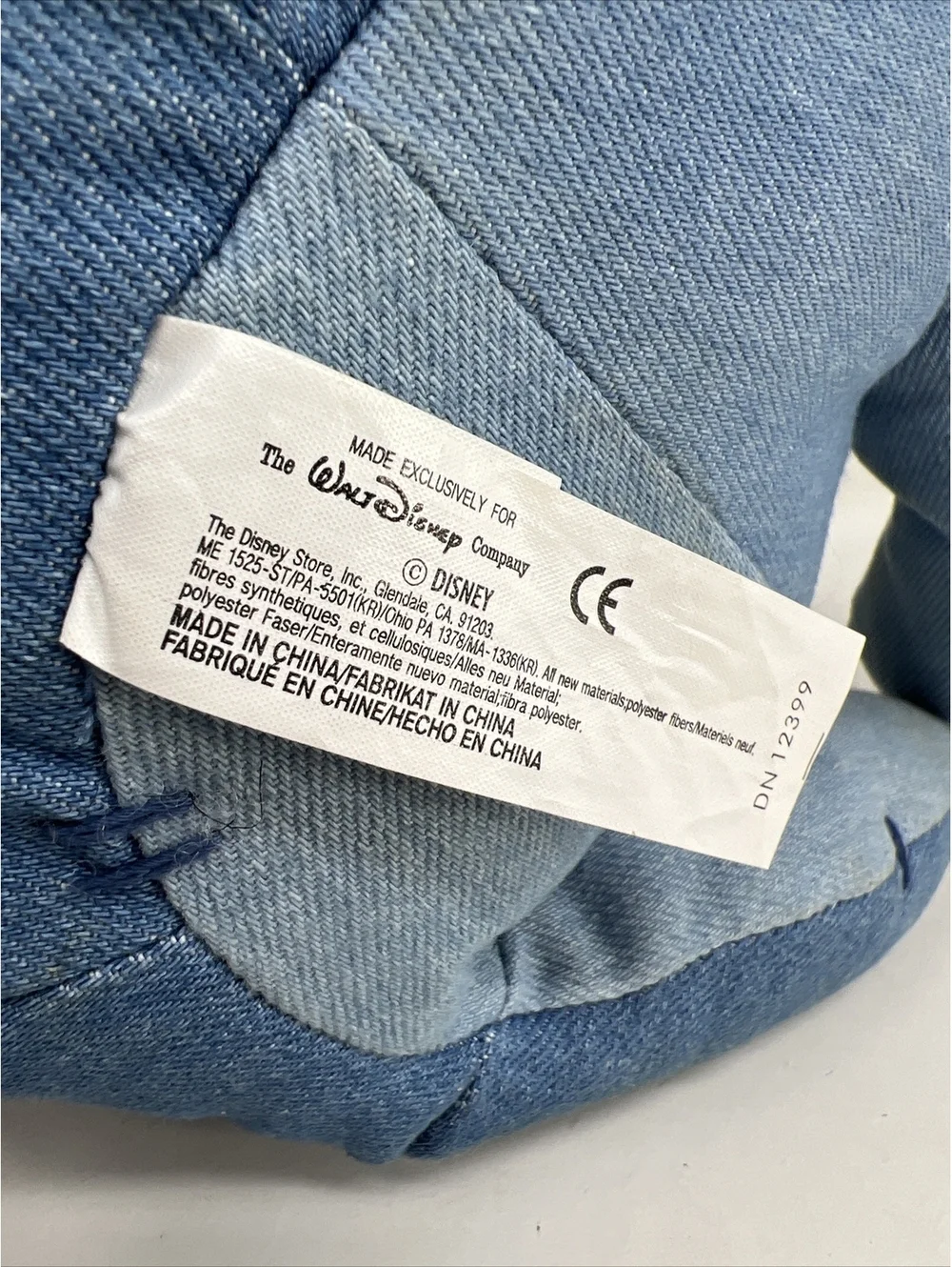 The Disney Store VTG Denim Autograph 